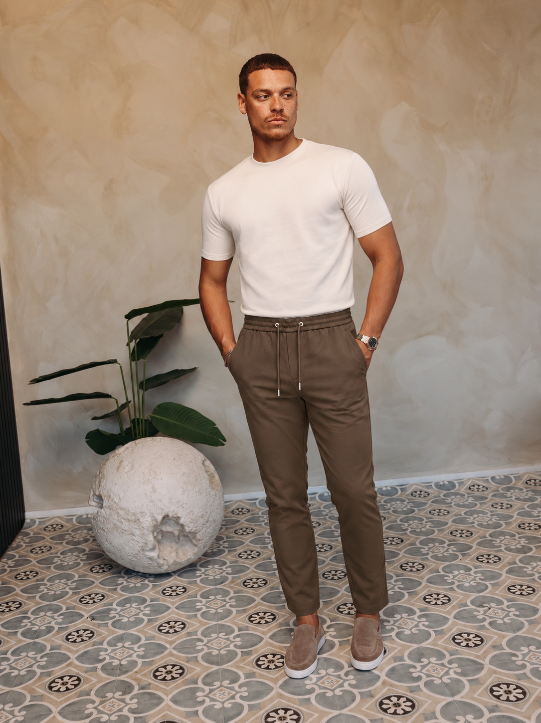 MONZA PANTS | BROWN — lifestylefoto