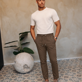MONZA PANTS | BROWN — lifestylefoto