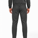 MONZA pants grijs – achterkant, complete set met bijpassende jacket (studio)