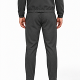 MONZA pants grijs – achterkant, complete set met bijpassende jacket (studio)