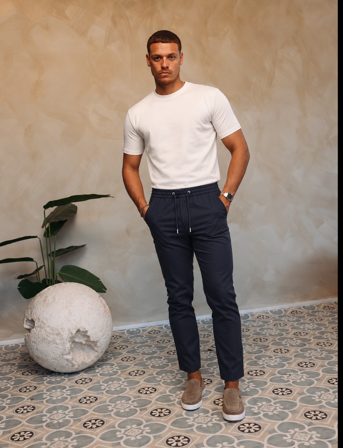 MONZA PANTS | NAVY — lifestylefoto