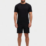PORTO SET | BLACK - volledige outfit met witte sneakers