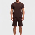PORTO SET | BROWN - volledige outfit met witte sneakers