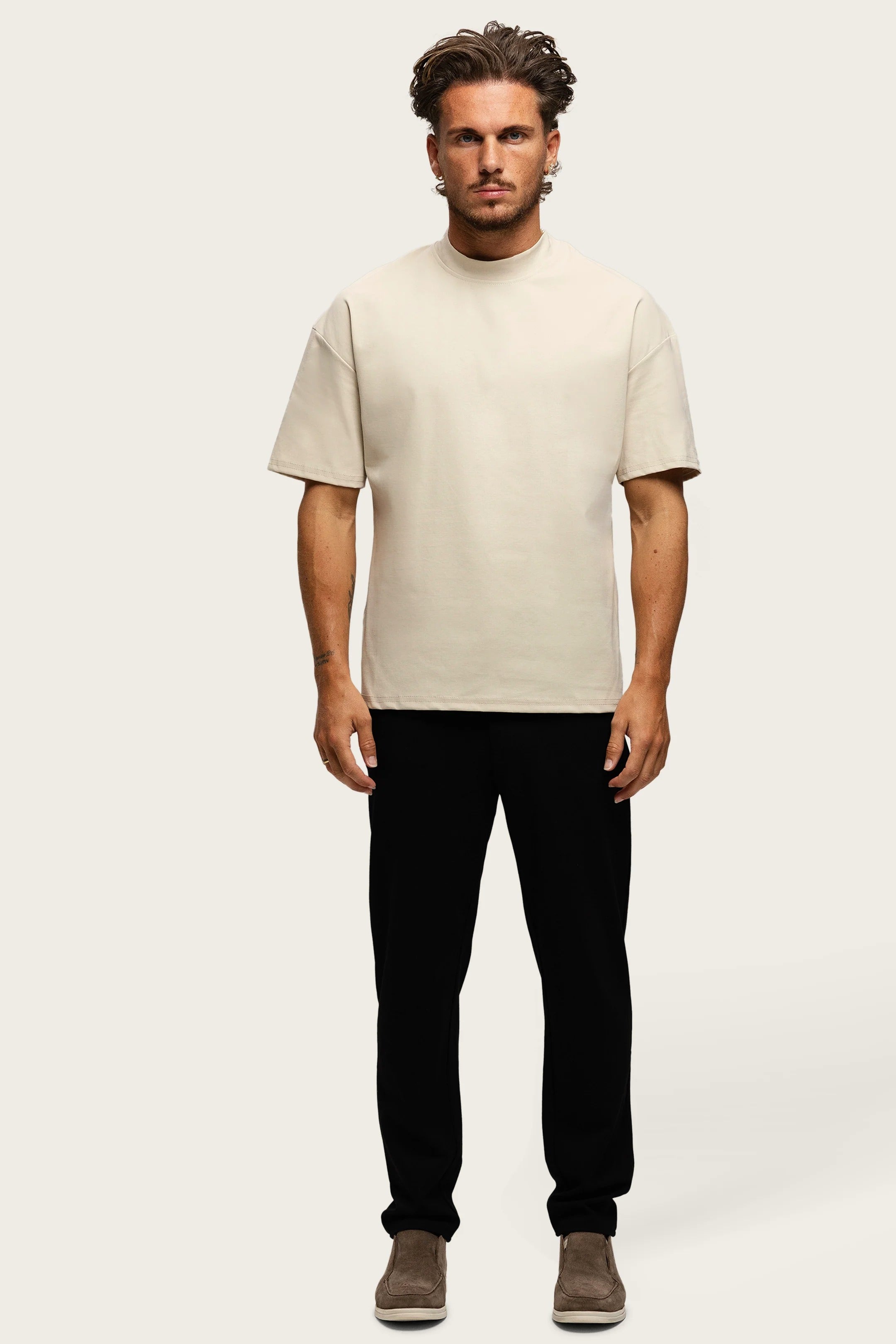 ESSENTIAL MATTE SHIRT LIGHT BEIGE