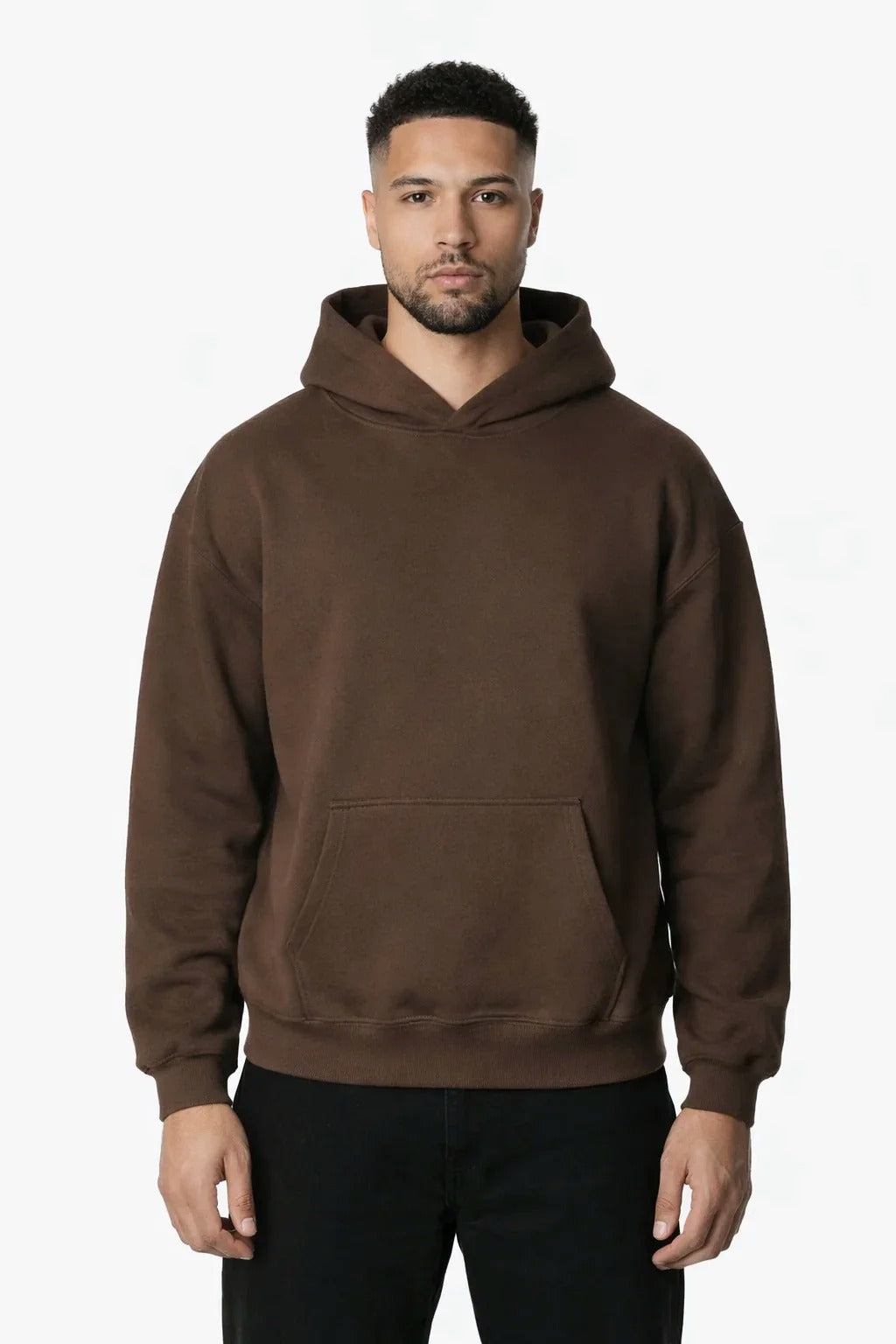 RK BLANK HOODIE COFFEE OVERSIZED