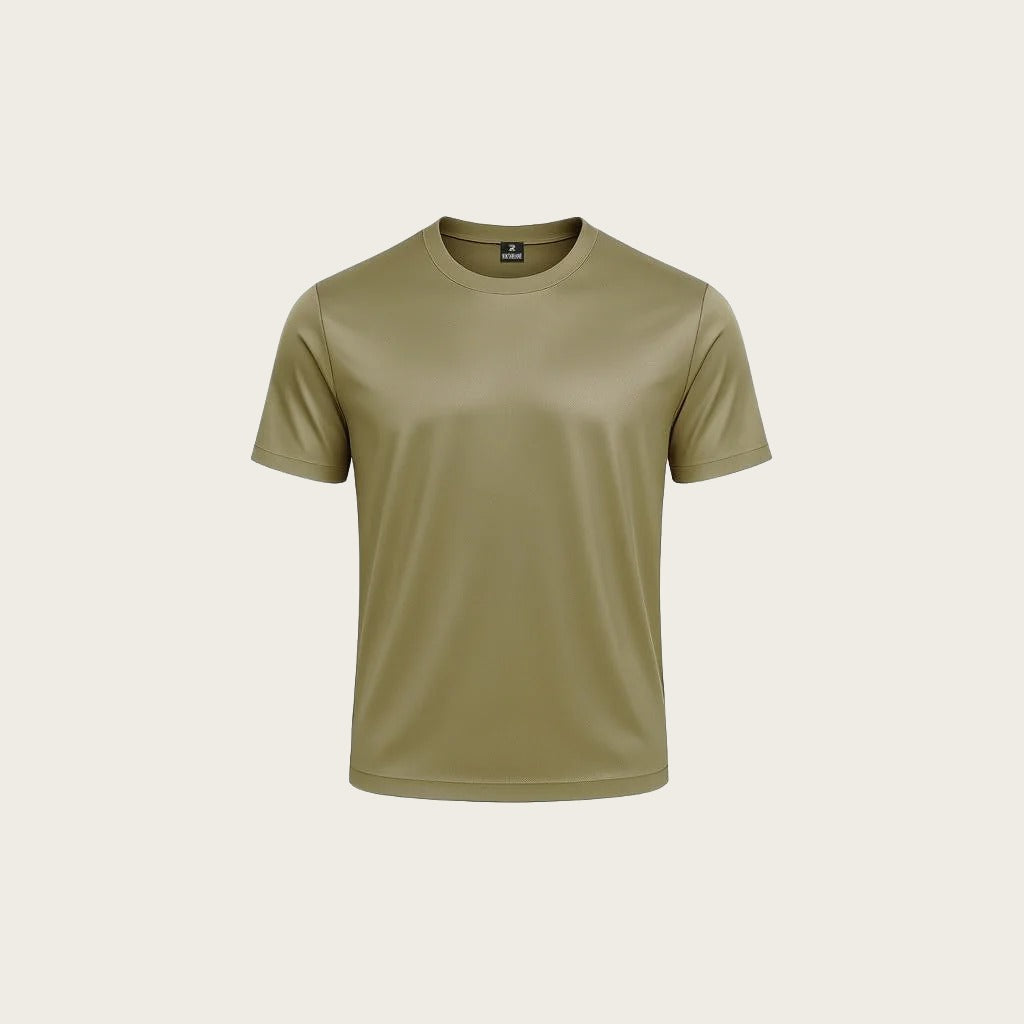 SHINY ESSENTIAL SHIRT OLIVE