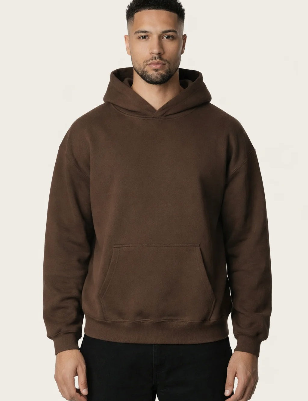 RK BLANK HOODIE COFFEE OVERSIZED