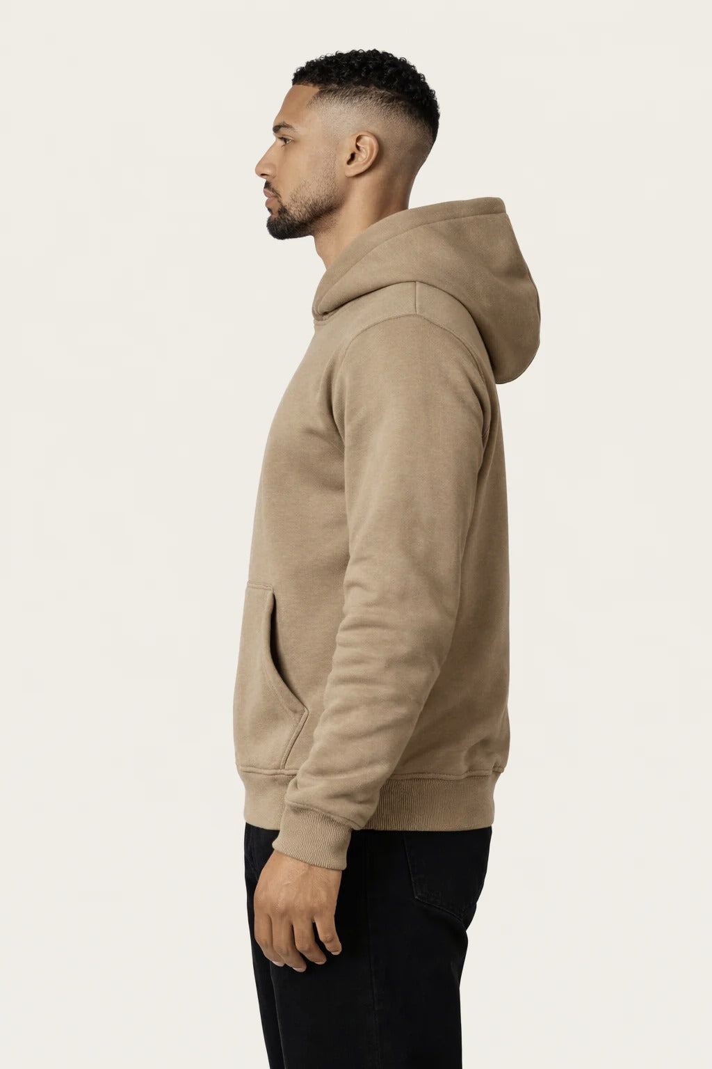 RK BLANK HOODIE BROWN OVERSIZED
