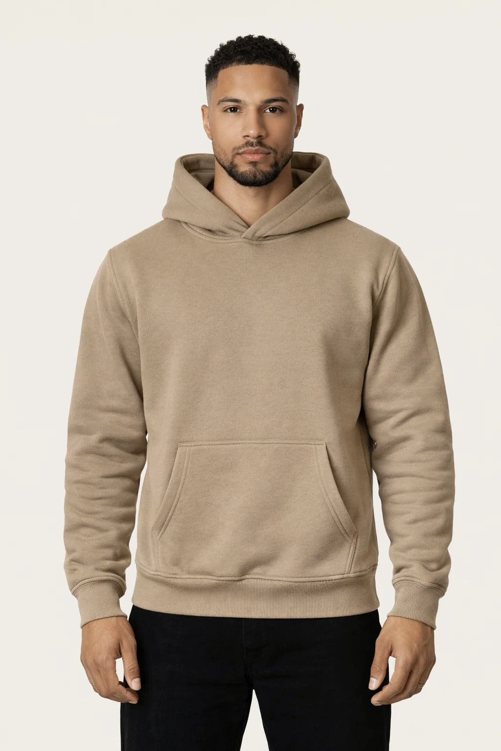 RK BLANK HOODIE BROWN OVERSIZED