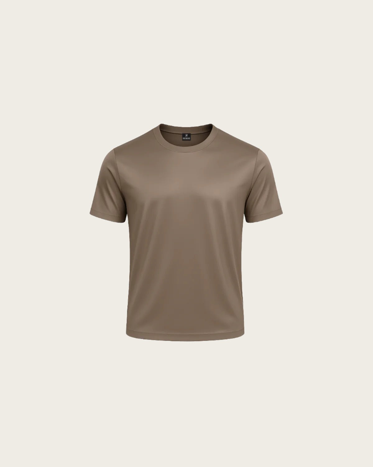 SHINY ESSENTIAL SHIRT DARK SAND