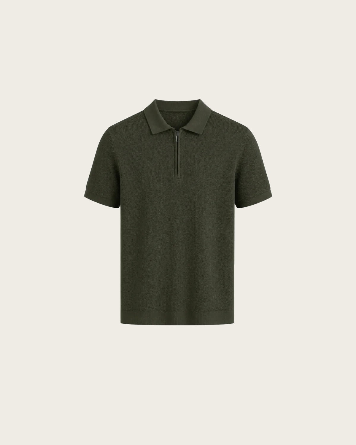 KNIT POLO | OLIVE