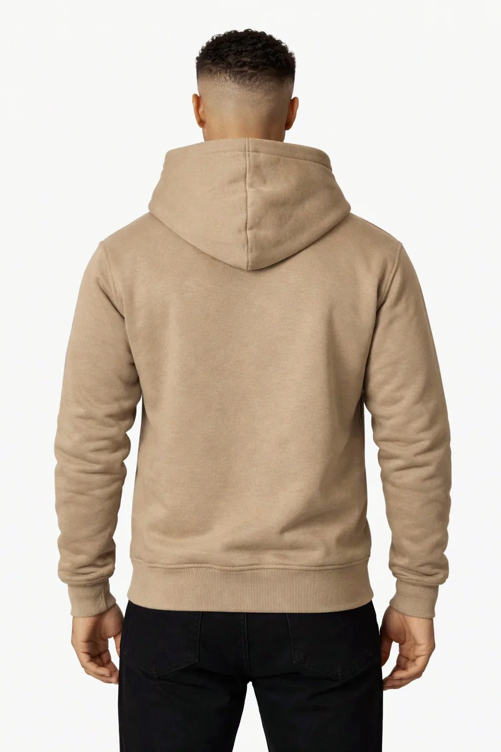 RK Blank Hoodie Brown Oversized