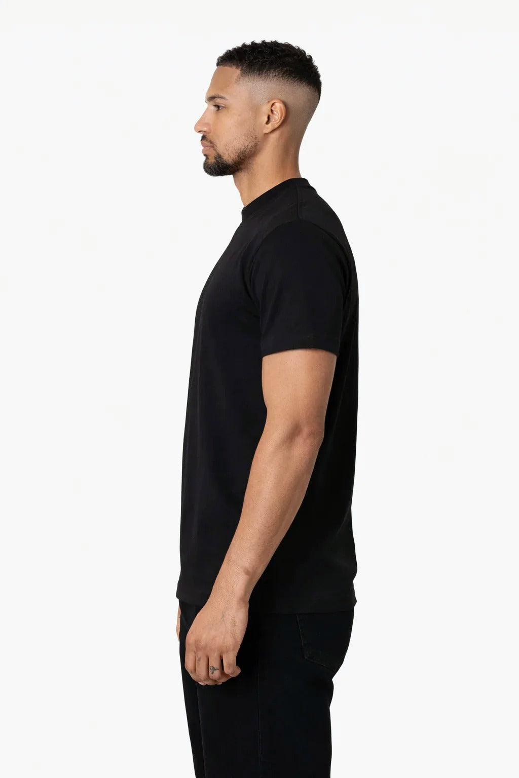 RK Blank Tee Black Slimfit