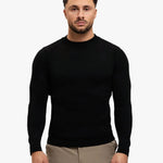 REYES KNITTED SWEATER | BLACK