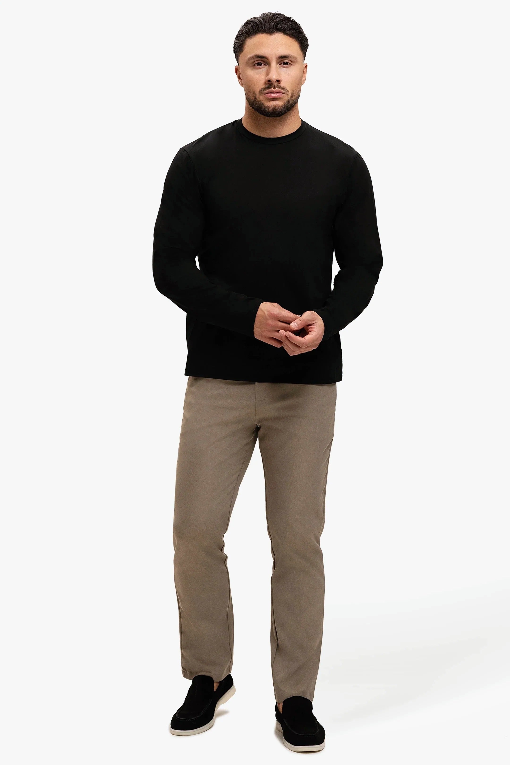 REYES KNITTED SWEATER | BLACK