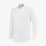 richesse mandarin shirt white