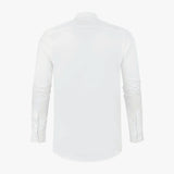 richesse mandarin shirt white