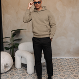 RK BLANK HOODIE OLIVE REGULAR FIT — lifestylefoto