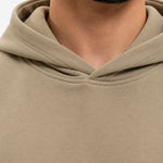 RK Blank Hoodie Olive Regular Fit - detail