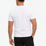 RK Blank Tee White Slimfit - achterkant