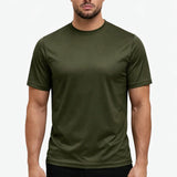 Shiny Essential Shirt Midnight Olive