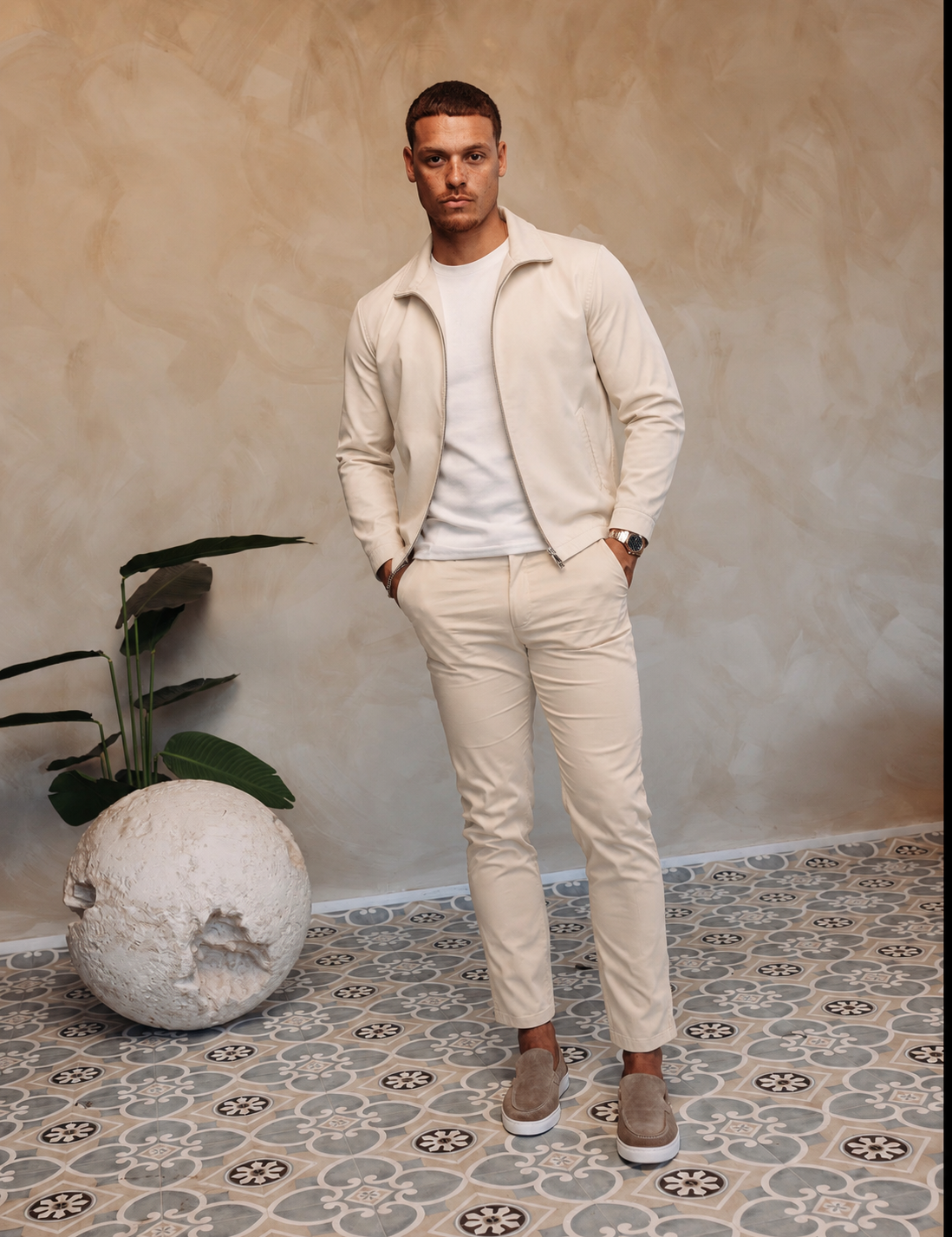 SMART JACKET CREME — lifestylefoto