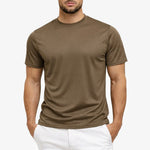 SHINY ESSENTIAL SHIRT DARK SAND