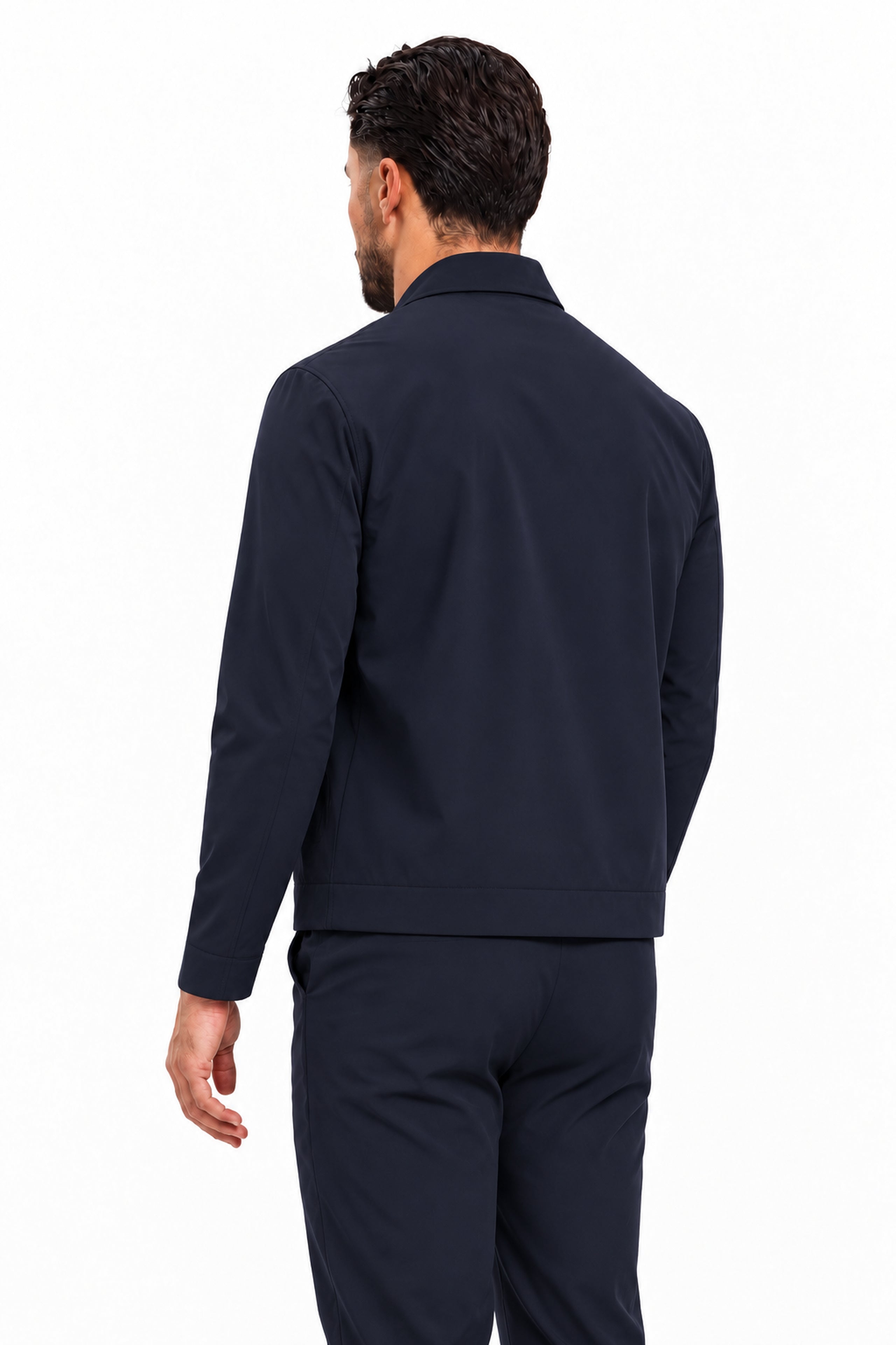 TECH SUIT NAVY - studio achterkant