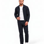 TECH SUIT | NAVY - volledige outfit met witte sneakers