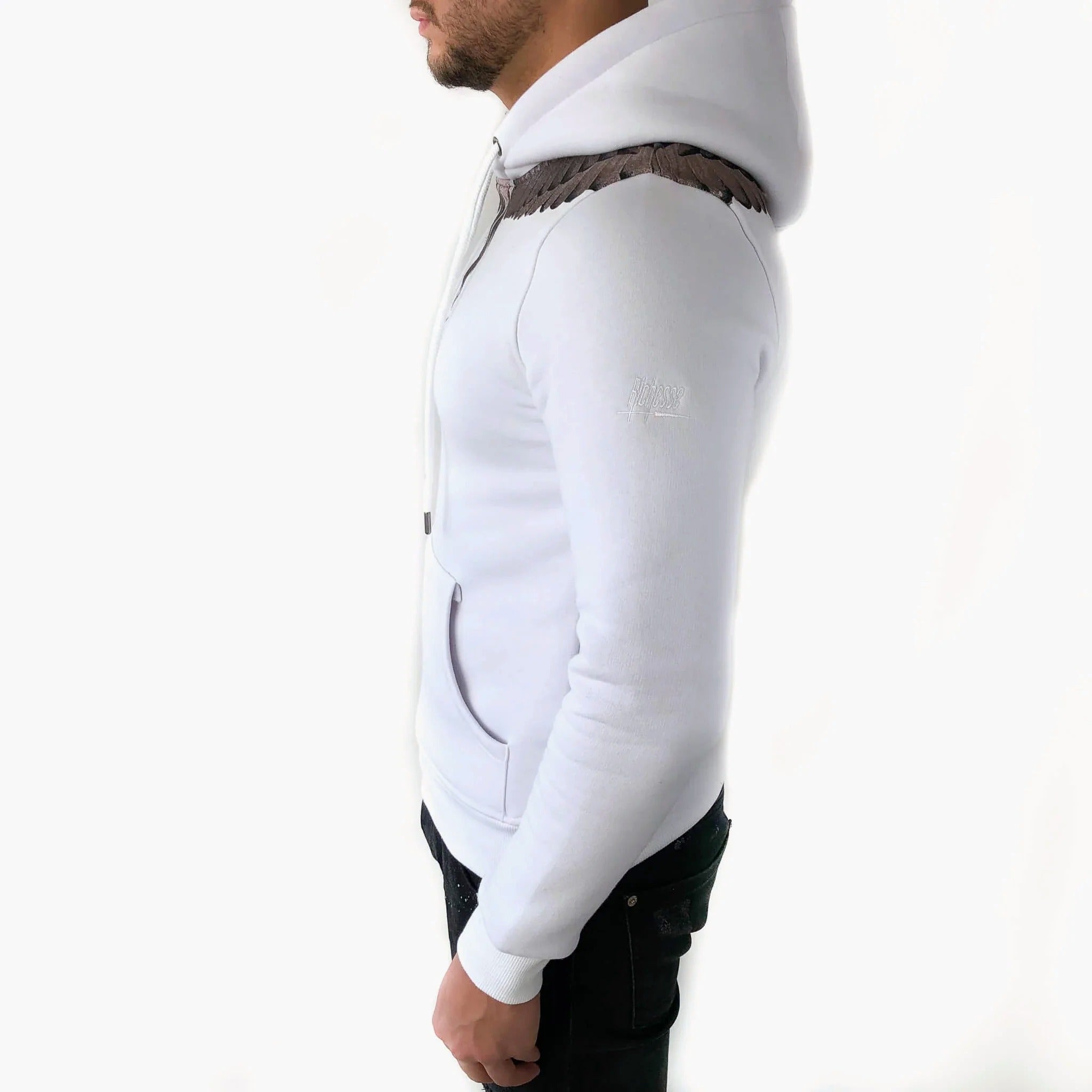 WINGED HOODIE WHITE