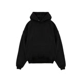 RK BLANK HOODIE BLACK OVERSIZED